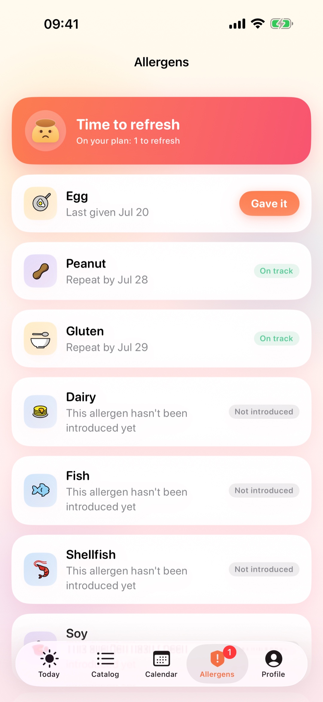 Allergen tracker: time to refresh