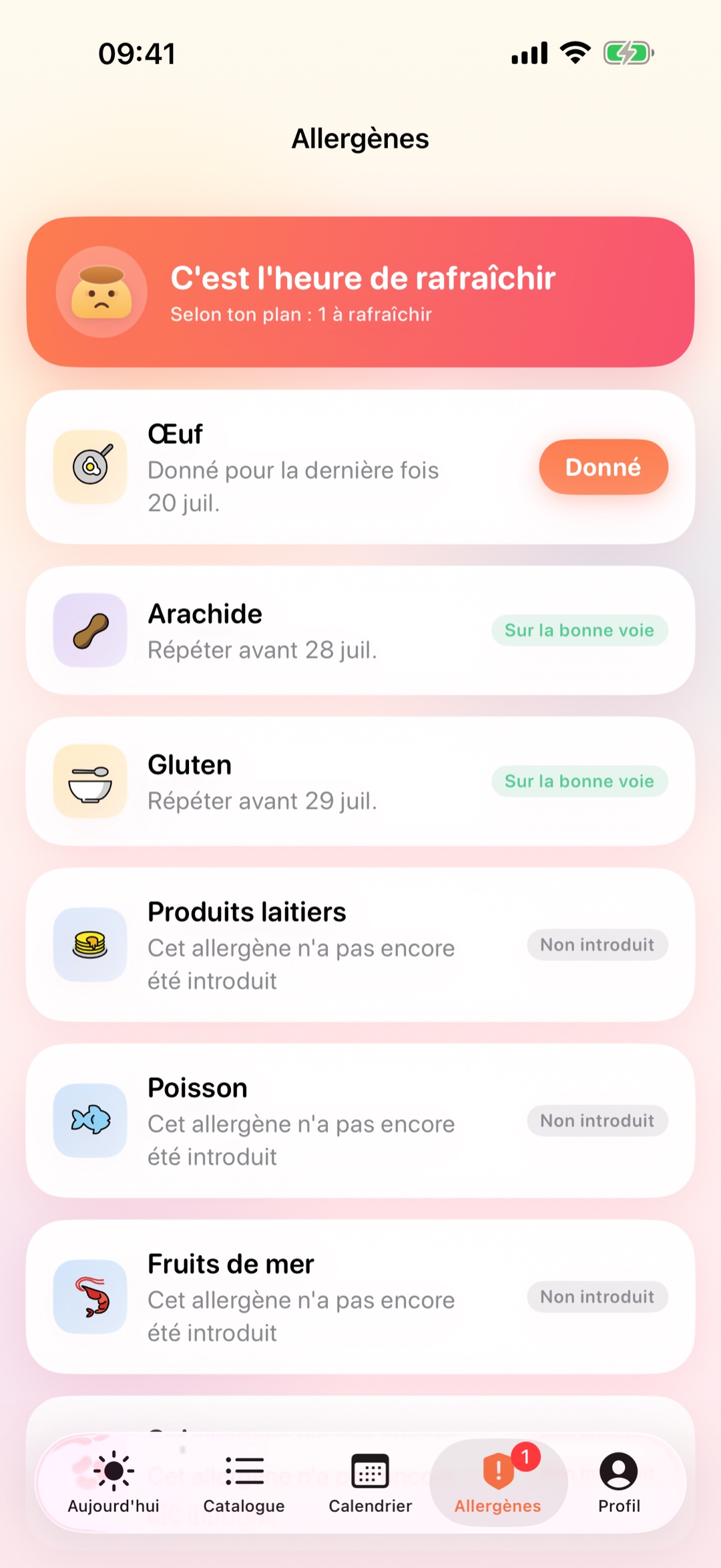 Suivi des allergènes : c'est le moment de reproposer