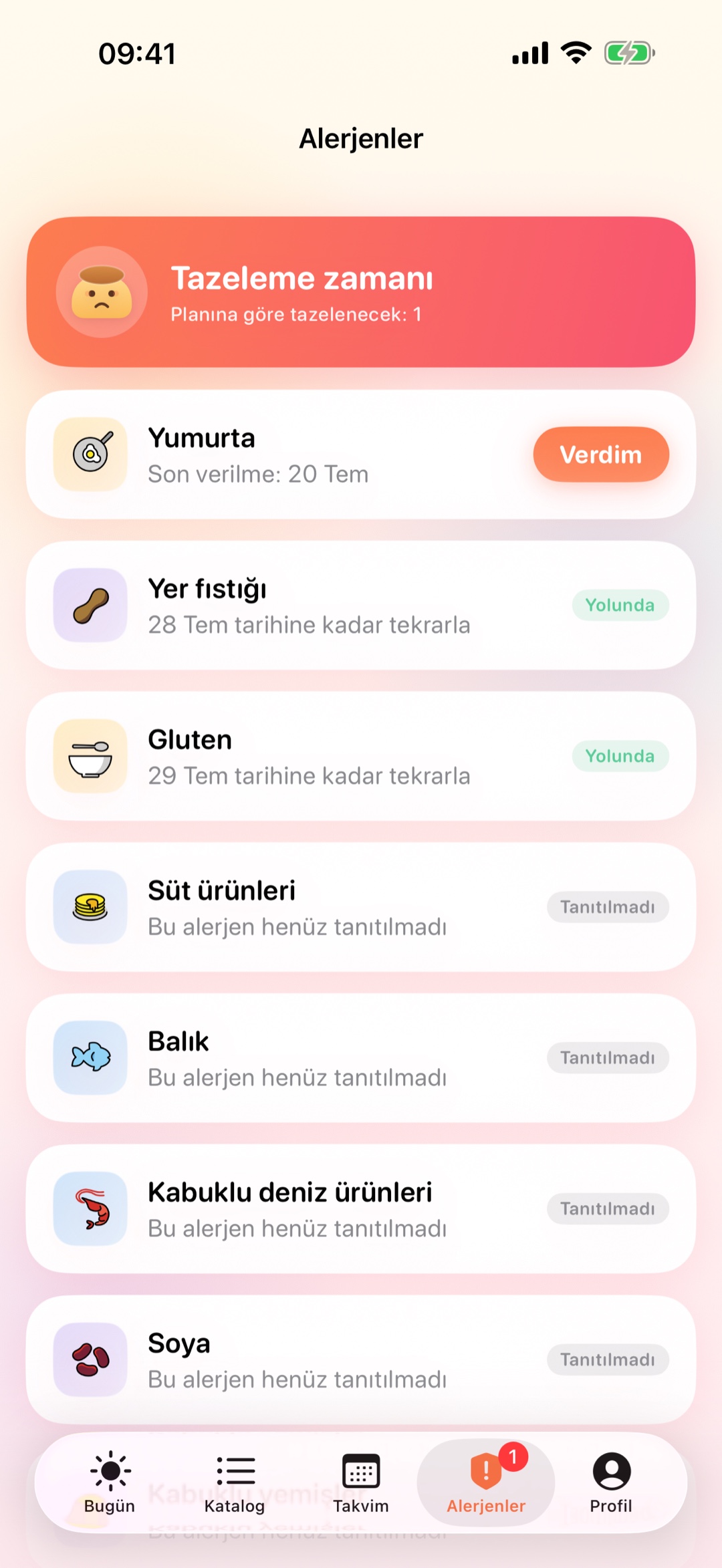 Alerjen takibi: tazeleme zamanı